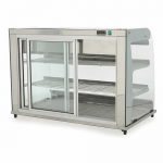 Rear door view of heated display, model GGHT2