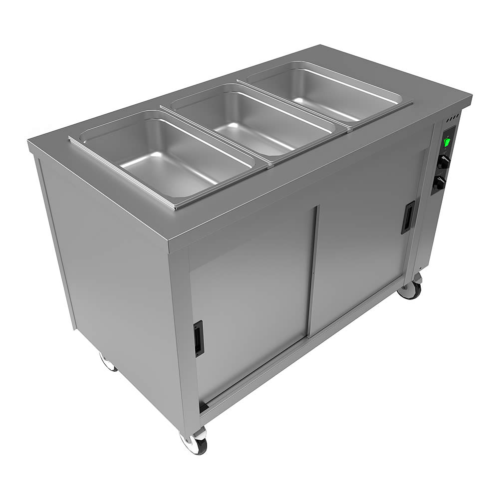 Heavy Duty Bain Maries With Hot Cupboard Versigen Catering Equipment