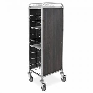 Metalcarrelli enclosed tray collection trolley, model 1470U-PNT-F+A050U