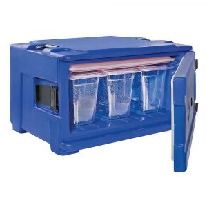 Side opening thermax insulated containers