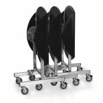 Nestable room service tables, model MC.-1104-80N
