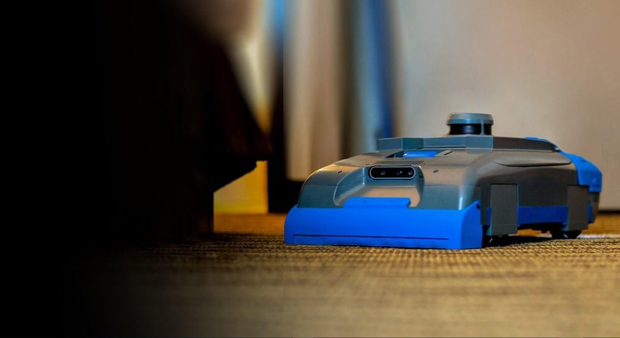Rosie robot cleaner vacuum on floor
